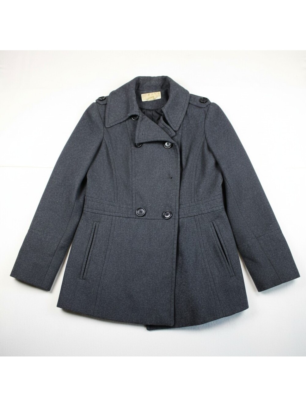 Michael Kors Wool Blend Double Breasted Pea Coat Women’s Size Small